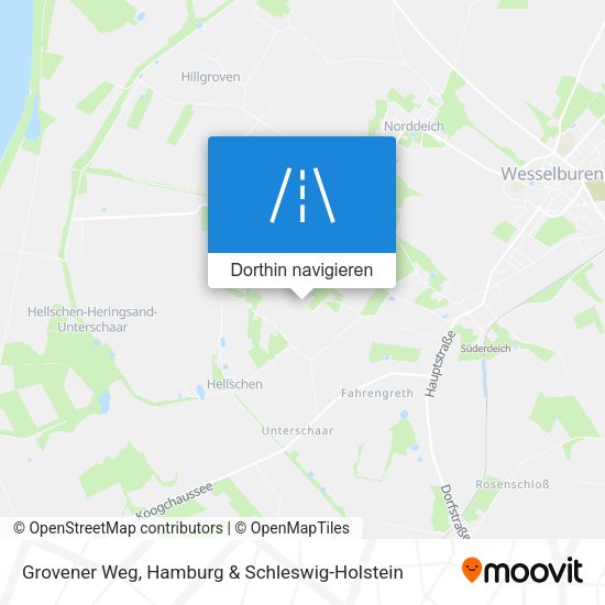 Grovener Weg Karte