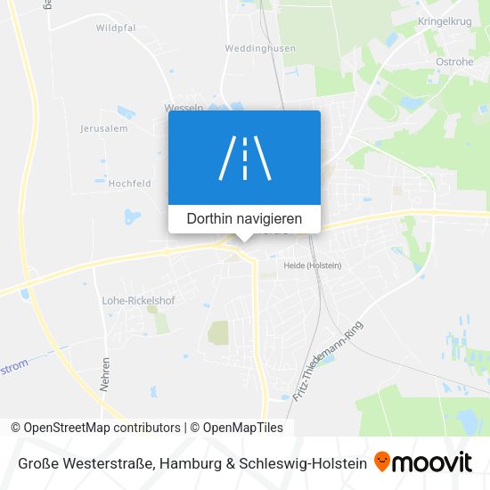 Große Westerstraße Karte