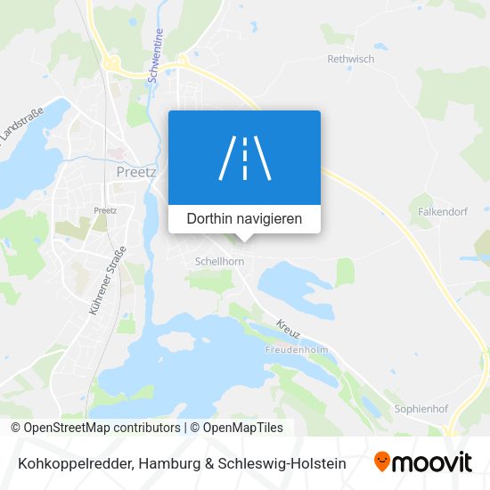 Kohkoppelredder Karte