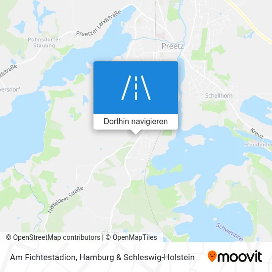 Am Fichtestadion Karte