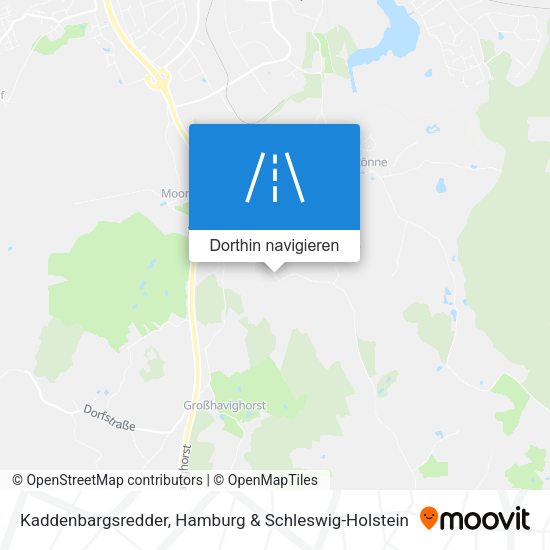 Kaddenbargsredder Karte