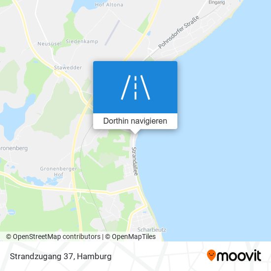 Strandzugang 37 Karte