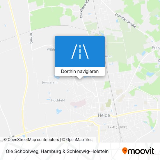 Ole Schoolweg Karte