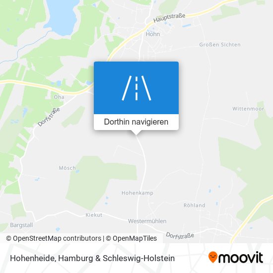 Hohenheide Karte