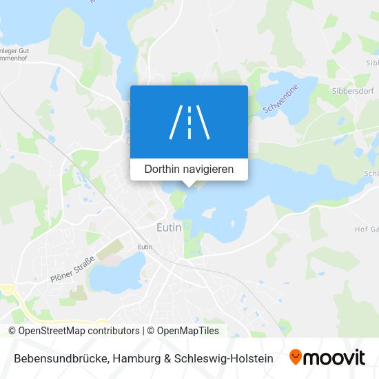Bebensundbrücke Karte