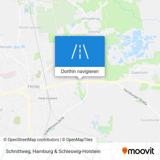 Schnittweg Karte