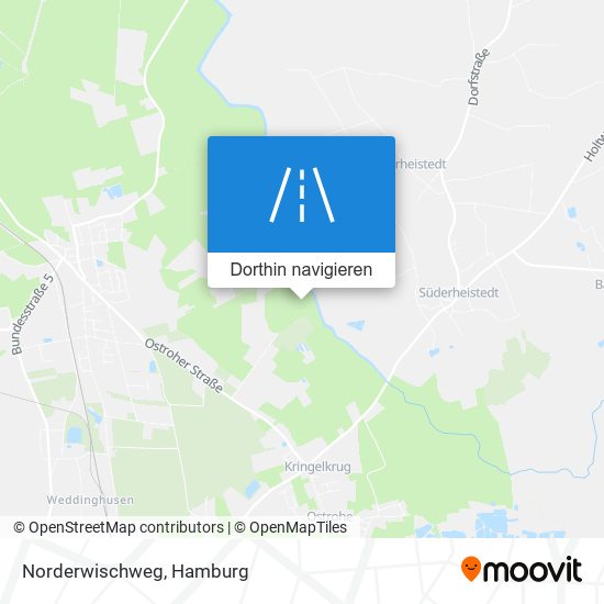 Norderwischweg Karte