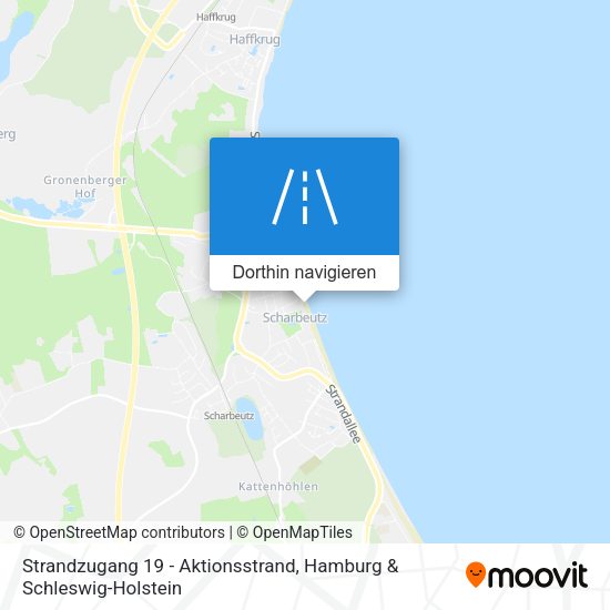Strandzugang 19 - Aktionsstrand Karte