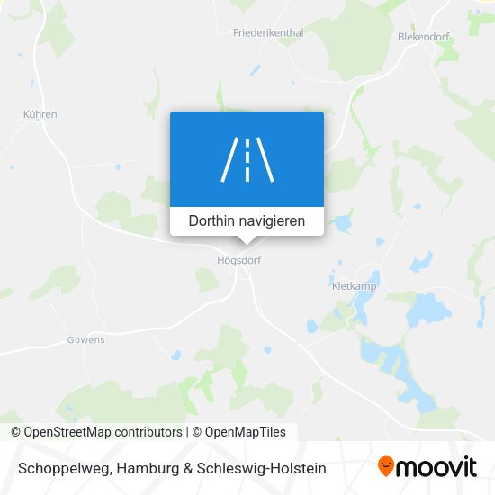 Schoppelweg Karte