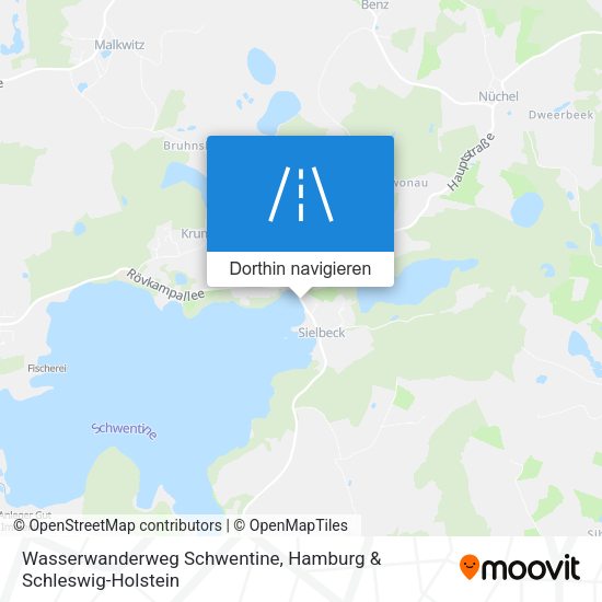 Wasserwanderweg Schwentine Karte