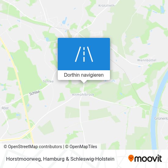 Horstmoorweg Karte