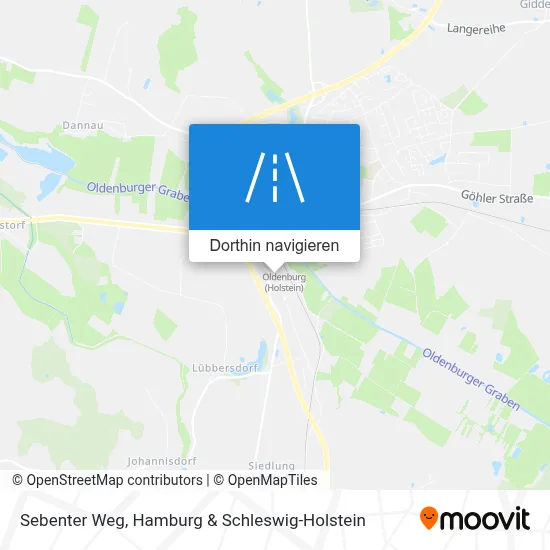 Sebenter Weg Karte