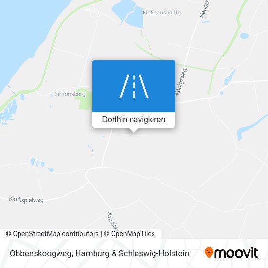 Obbenskoogweg Karte