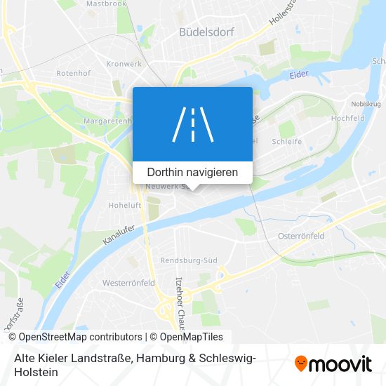 Alte Kieler Landstraße Karte