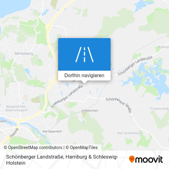 Schönberger Landstraße Karte