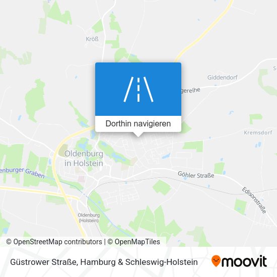 Güstrower Straße Karte