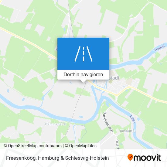 Freesenkoog Karte