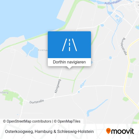 Osterkoogweg Karte