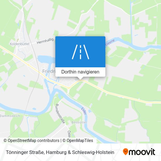 Tönninger Straße Karte