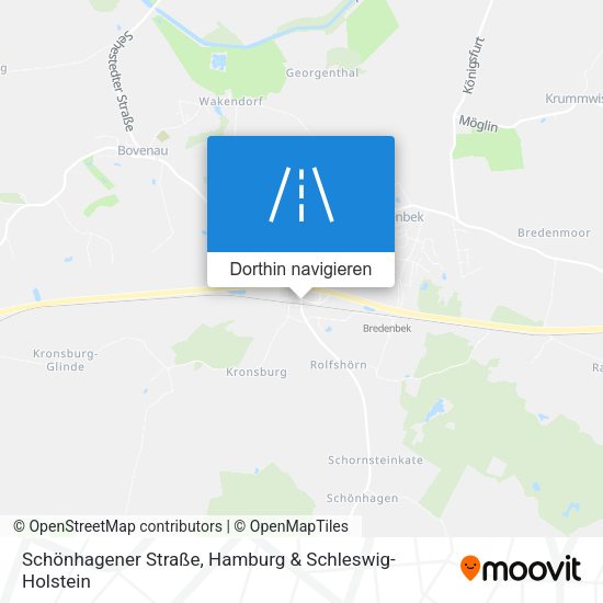 Schönhagener Straße Karte