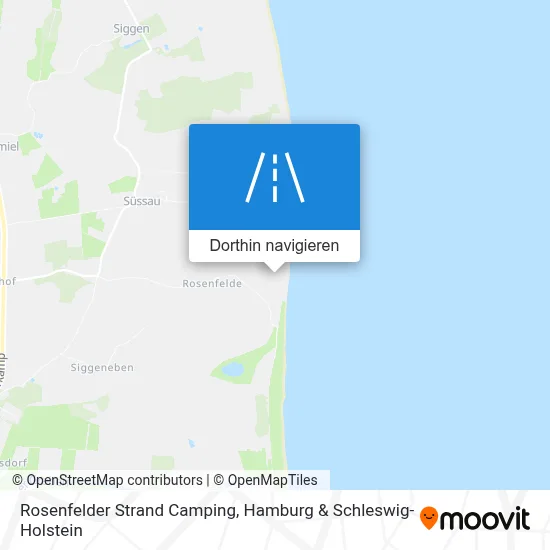 Rosenfelder Strand Camping Karte