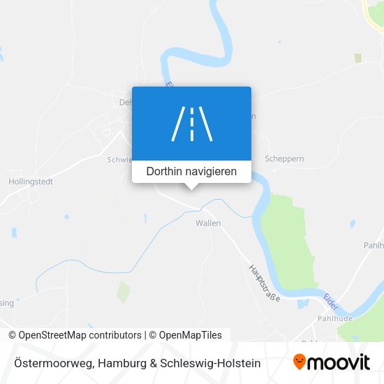 Östermoorweg Karte