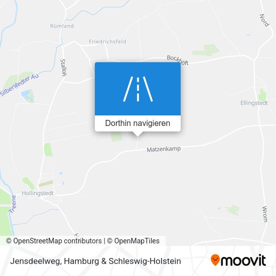 Jensdeelweg Karte