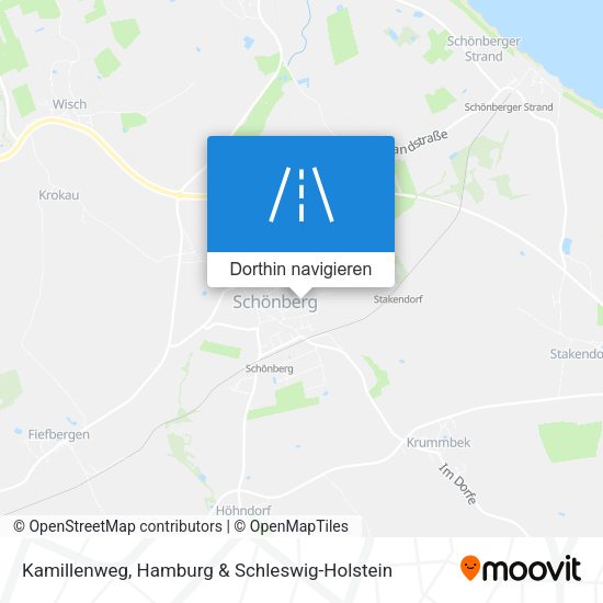 Kamillenweg Karte