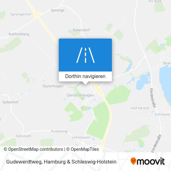 Gudewerdtweg Karte