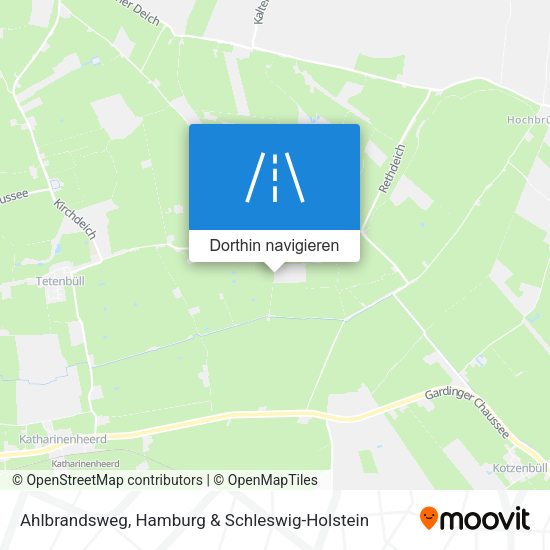 Ahlbrandsweg Karte