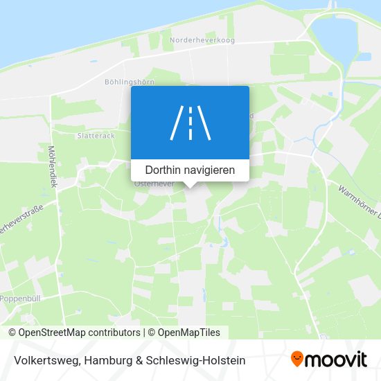 Volkertsweg Karte