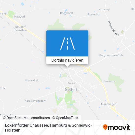 Eckernförder Chaussee Karte