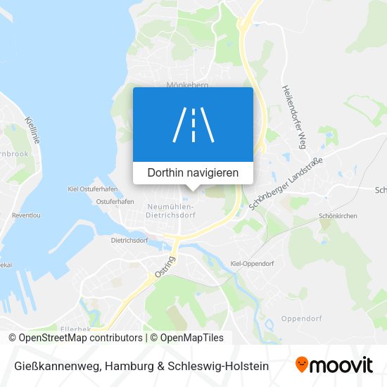 Gießkannenweg Karte