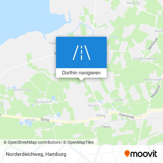 Norderdeichweg Karte