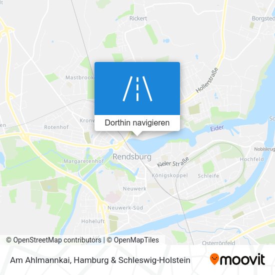 Am Ahlmannkai Karte