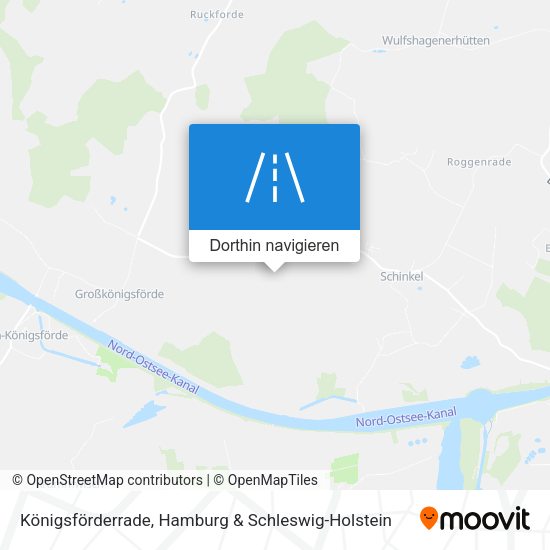 Königsförderrade Karte