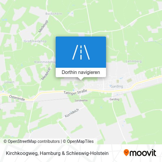 Kirchkoogweg Karte