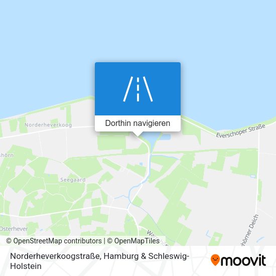 Norderheverkoogstraße Karte
