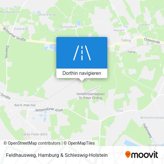 Feldhausweg Karte