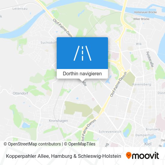 Kopperpahler Allee Karte