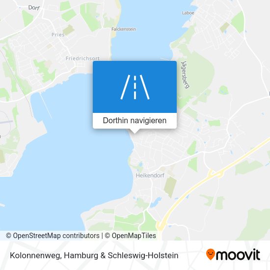 Kolonnenweg Karte