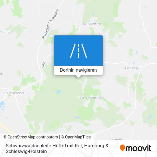 Schwarzwaldschleife Hütti-Trail Rot Karte
