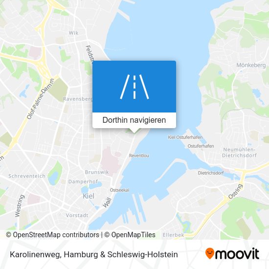 Karolinenweg Karte