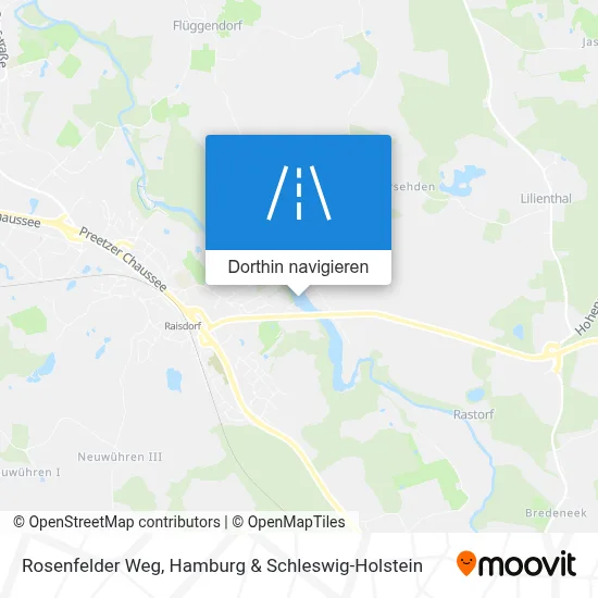 Rosenfelder Weg Karte