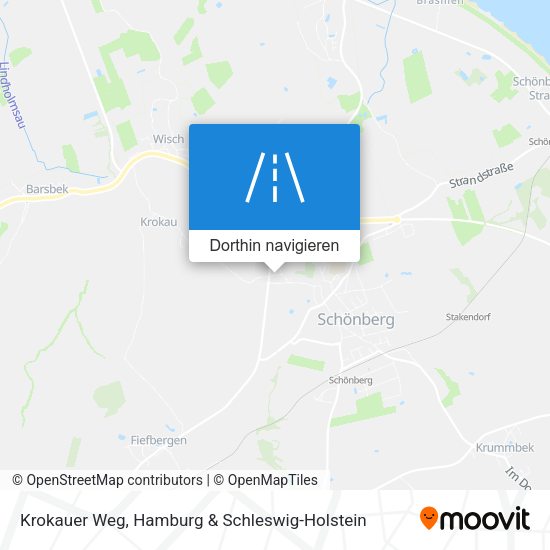 Krokauer Weg Karte