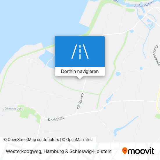 Westerkoogweg Karte