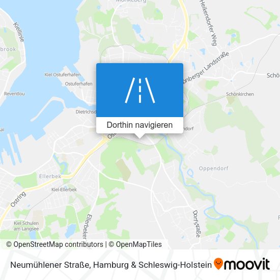 Neumühlener Straße Karte