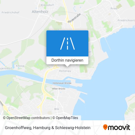 Groenhoffweg Karte