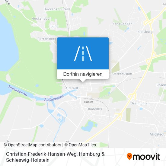 Christian-Frederik-Hansen-Weg Karte