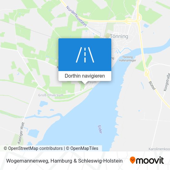 Wogemannenweg Karte